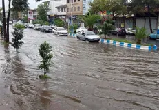 بارش باران و تگرگ در سیستان و بلوچستان + فیلم