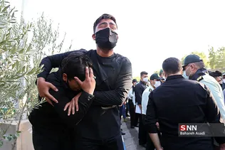 مراسم تشییع پیکر شهید حامد ضابط