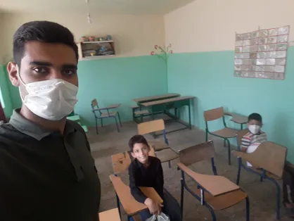 حضور ۱۲۰ دانشجو معلم قزوینی در طرح خدمت رسانی + عکس