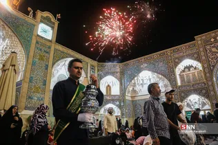 حال و هوای حرم حضرت معصومه (س) در شب میلاد امام رضا (ع)