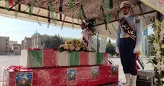 پیکر مطهر یک شهید گمنام در دانشگاه افسری امام علی (ع) تشییع شد