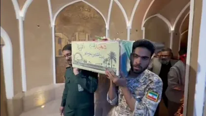 استقبال از شهید گمنام تازه تفحص شده در بزرگترین خانه خشتی جهان+فیلم