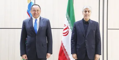 دیدار وزیر ورزش و جوانان ایران و ازبکستان و بازدید از شهر المپیک تاشکند