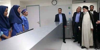 افتتاح بیمارستان ۶۴ تختخوابی رستم با حضور رئیس جمهور