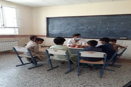 خدمات پزشکی جهادگران دانشگاه علوم پزشکی بیرجند در نقاط محروم شهرستان درمیان