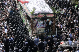 تشییع پیکر ۱۳۵ شهید گمنام دفاع مقدس