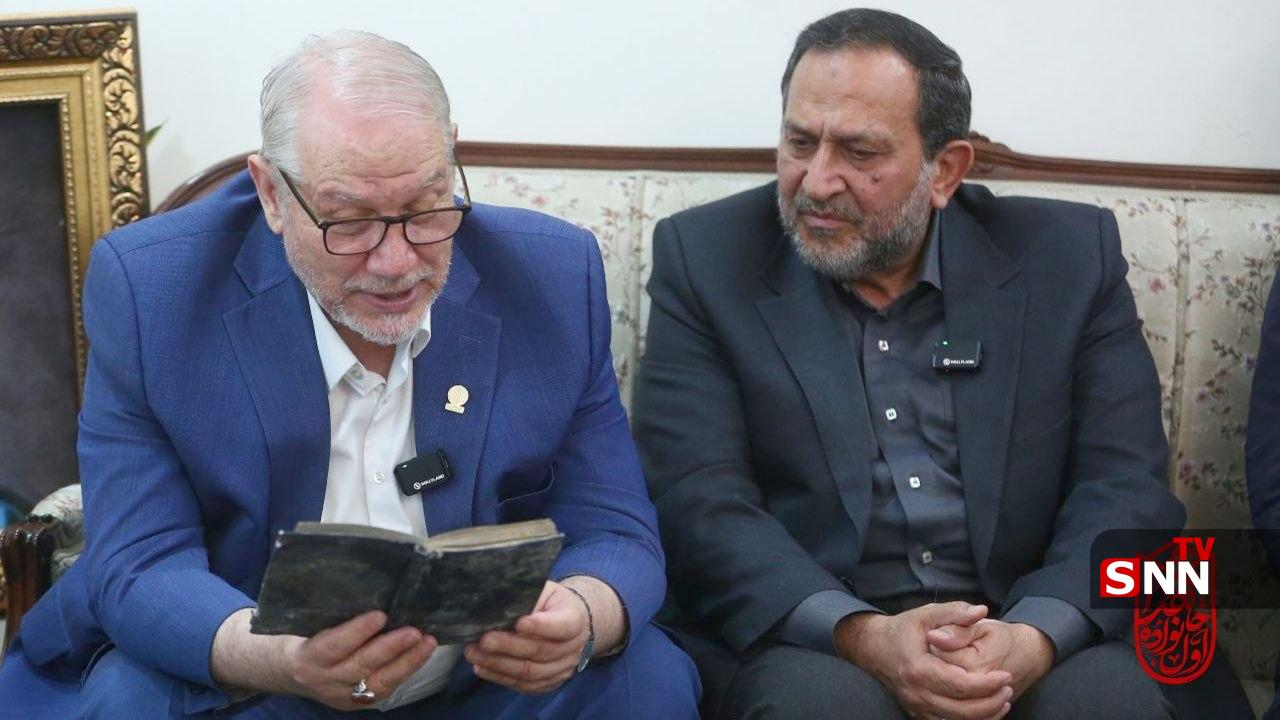 دیدار اعضای دفتر حفظ و نشر رهبر شهید انقلاب با خانواده سپهبد شهید رشید دیدار اعضای دفتر حفظ و نشر رهبر شهید انقلاب با خانواده سپهبد شهید رشید