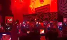 محراب مسجد کوفه گلگون رنگ شد