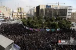 تجمع عزاداران شهادت حضرت زهرا سلام الله علیها در میدان شهید طهرانی مقدم