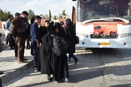 ۱۷۲ نفر از دانشجویان علوم پزشکی خراسان جنوبی به پیاده&zwnj;روی اربعین اعزام شدند