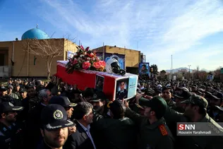 تشییع پیکر امیر سرتیپ دوم خلبان شهید محمدرضا رحمانی