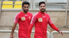 تمرینات اختصاصی دو بازیکن پرسپولیس