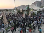 عطرافشانی گلزار شهدای بین المللی کرمان به روایت تصویر