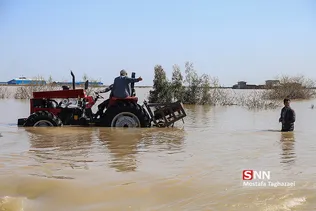 جاری شدن سیل در  استان گلستان
