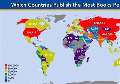 کدام کشورها بیشترین کتاب&zwnj;های جهان را منتشر می&zwnj;کنند؟
