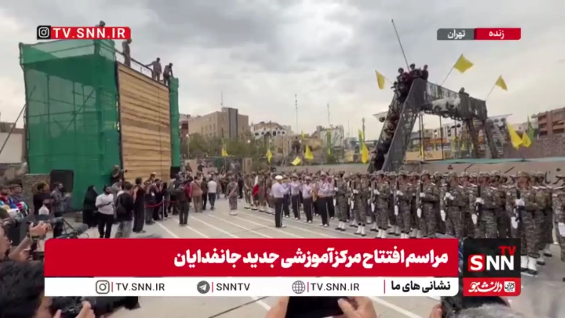 امیر علیان نژاد: نیروهای چهارگانه ارتش در میادین حضور یافته و جان‌فدایان در آنجا آموزش مقدماتی می‌بینند+ جزئیات