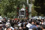 تشییع و تدفین پیکر نادر طالب‌زاده در بهشت زهرا(س)