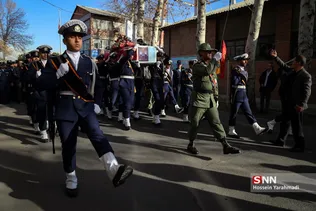 تشییع پیکر امیر سرتیپ دوم خلبان شهید محمدرضا رحمانی