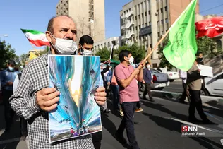 راهپیمایی مردمی در حمایت از فلسطین مظلوم 