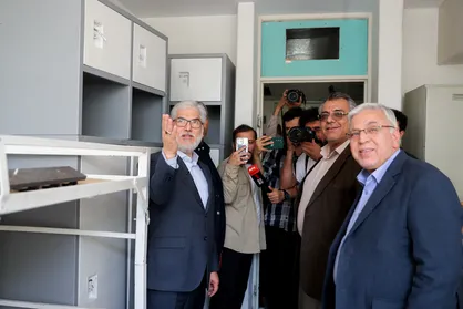 بازدید وزیر علوم از روند بازسازی خوابگاه&zwnj;ها و واحد&zwnj;های پژوهشی دانشگاه شهید بهشتی