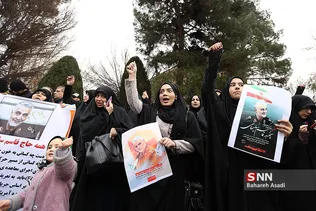 سوگواری شهادت سردار سلیمانی در دانشگاه تهران