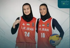 واکنش دختران بسکتبال ایران به برد مقابل مصر