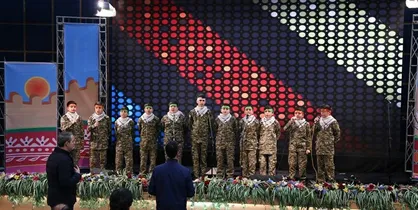 رقابت ۷ گروه سرود در روز نخست جشنواره &laquo;آوای بیداری&raquo;