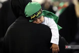 مراسم شیرخوارگان حسینی در حرم حضرت معصومه (س)