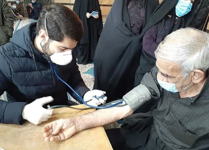 اردوى جهادى بسیج دانشجویى علوم پزشکى کرمانشاه در محله جعفرآباد برگزار شد