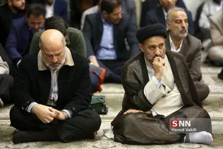 مراسم ختم پدر حجت الاسلام کلانتری معاون فرهنگی دانشجویی دانشگاه آزاد اسلامی