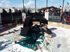 پیکر پاک یک شهید گمنام در دانشکده فنی خواهران یاسوج به خاک سپرده شد