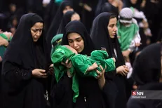 تمام ایران به یاد طفل ۶ ماهه اباعبدالله (ع) / برگزاری همایش شیرخوارگان حسینی در سراسر کشور + فیلم