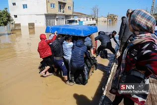جاری شدن سیل در  استان گلستان