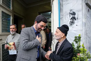 مراسم اربعین شهید علی لاریحانی در مسجد امام صادق(ع)