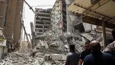 ادامه آواربرداری از متروپل آبادان در نهمین روز