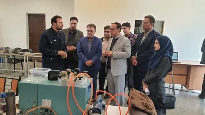 بازدید عضو کمیسیون تلفیق بودجه مجلس شورای اسلامی از پارک علم و فناوری خراسان شمالی