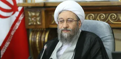 قدردانی آملی لاریجانی از  ۲۰۰ روز حضور در خیابان و مجاهدت در تنگه هرمز + عکس
