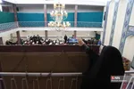 عمامه‌گذاری طلاب در میلاد امام حسین(ع)