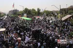 مراسم تشییع پیکر مطهر ۱۵۰ شهید دفاع مقدس در تهران