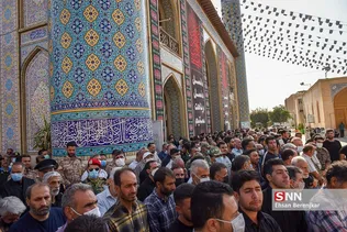 تشییع پیکر مطهر شهید «رضا زارع‌ مویدی» شهید مدافع امنیت در شیراز