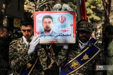 تشییع شهید «مصطفی نکویی» در اسفراین