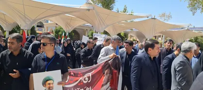 شاهچراغ میزبان آیین تشییع رهبر شهید انقلاب