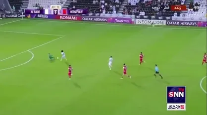 الکسیس گندوز در تقابل با اکرم عفیف یک گل برای پرسپولیس
