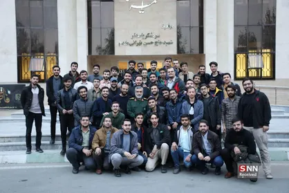 دیدار دانشجویان با سردار حاجی زاده به مناسبت روز دانشجو