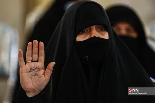 ارتباط تصویری مردم قم با رهبر معظم انقلاب اسلامی