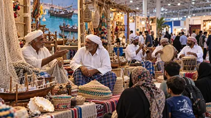 حضور متفاوت هرمزگان در نمایشگاه روستا و عشایر؛ از روایت ناخدایان بندر کنگ تا موسیقی لاوان + فیلم