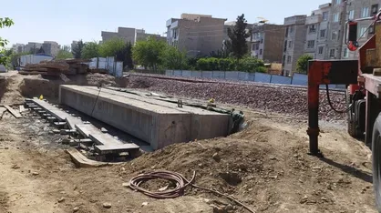 پیشرفت ۹۰ درصدی زیرگذر شماره یک حریم خط راه آهن تهران_اهواز