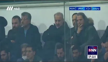 حضور سخنگوی دولت و وزیر ورزش در ورزشگاه آزادی