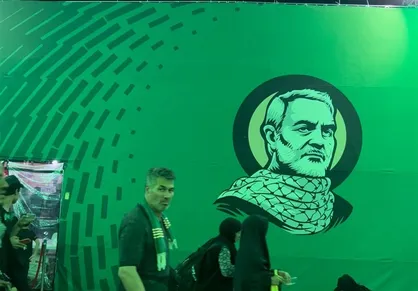 برپایی موکب حاج قاسم در مسیر راهپیمایی اربعین