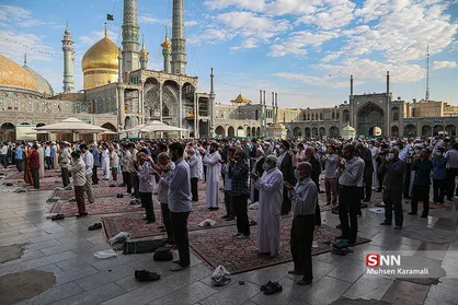 اقامه نماز عید سعید قربان در حرم حضرت معصومه (س)